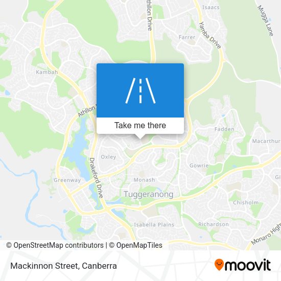 Mackinnon Street map
