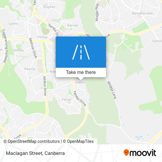 Maclagan Street map
