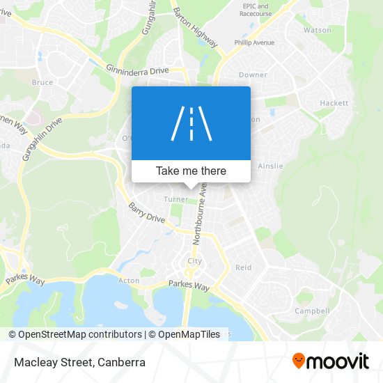 Macleay Street map