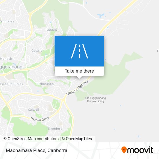Macnamara Place map