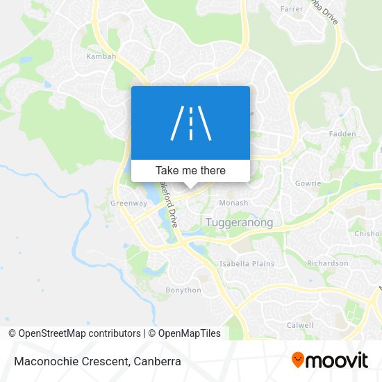 Maconochie Crescent map