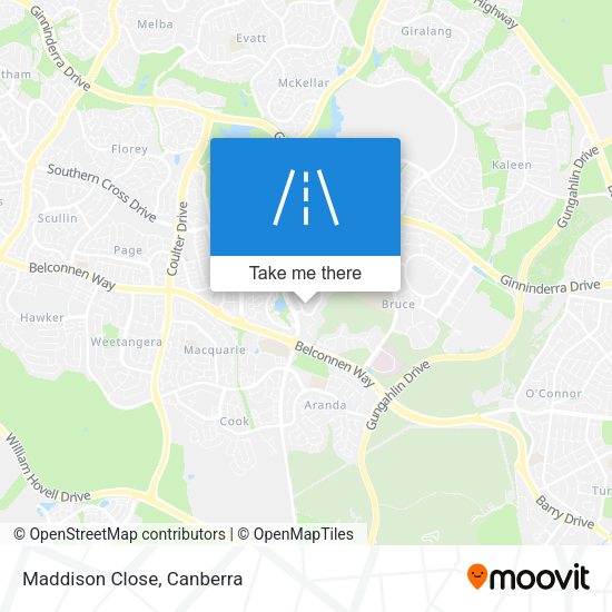 Maddison Close map