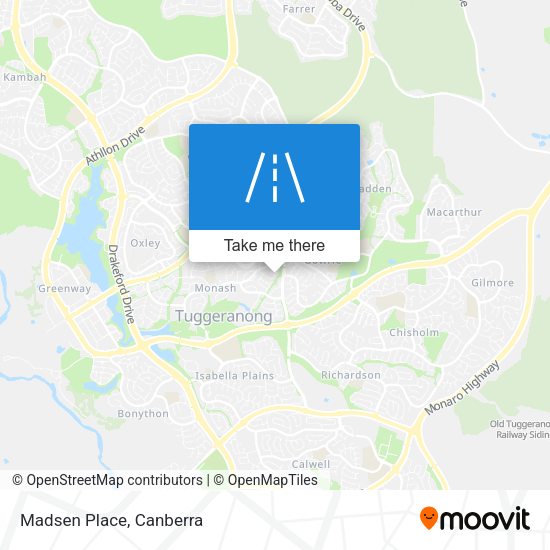 Madsen Place map