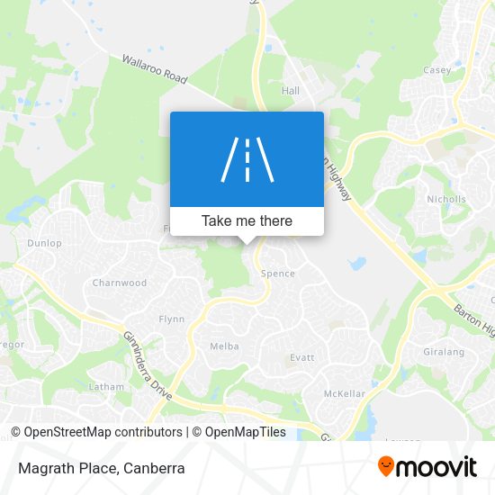 Magrath Place map