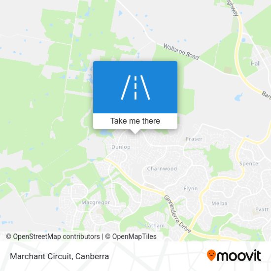 Marchant Circuit map