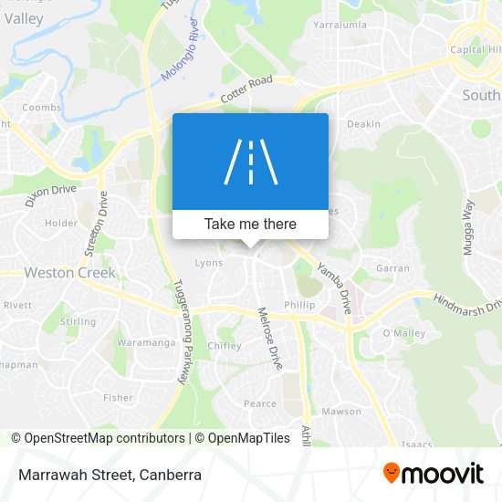 Marrawah Street map