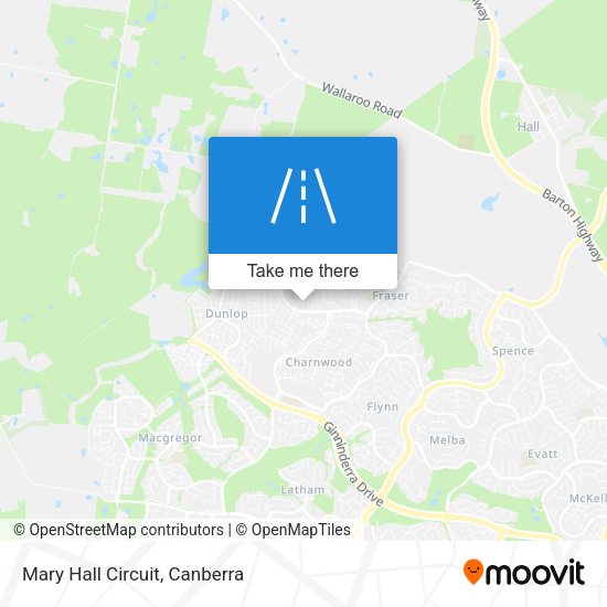Mary Hall Circuit map