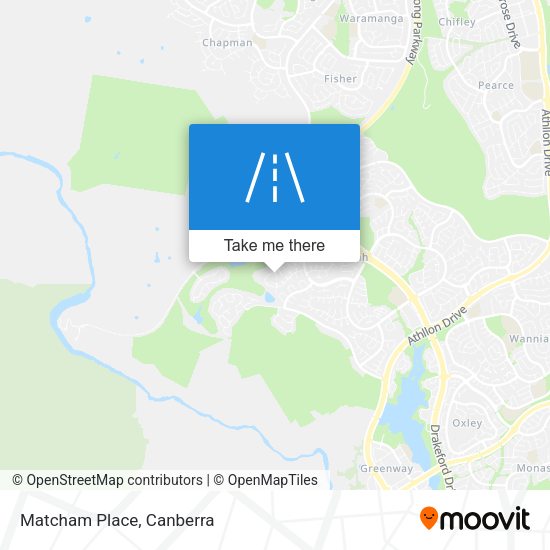 Matcham Place map