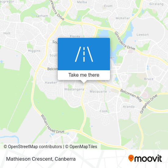Mathieson Crescent map