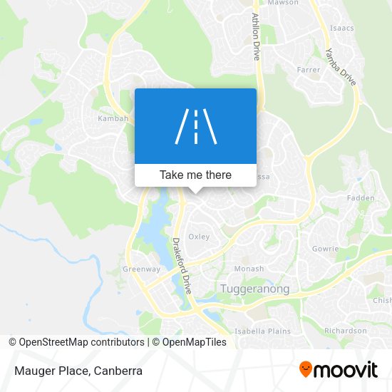 Mauger Place map