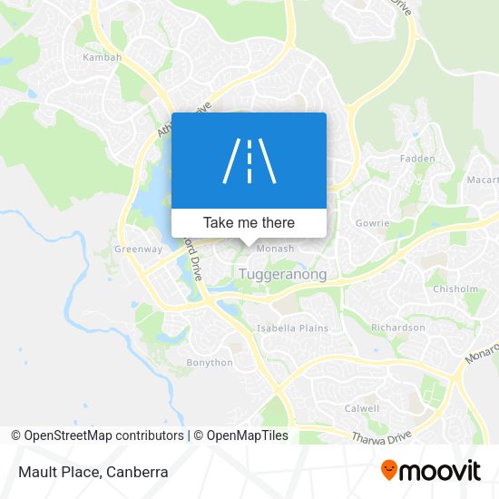 Mault Place map