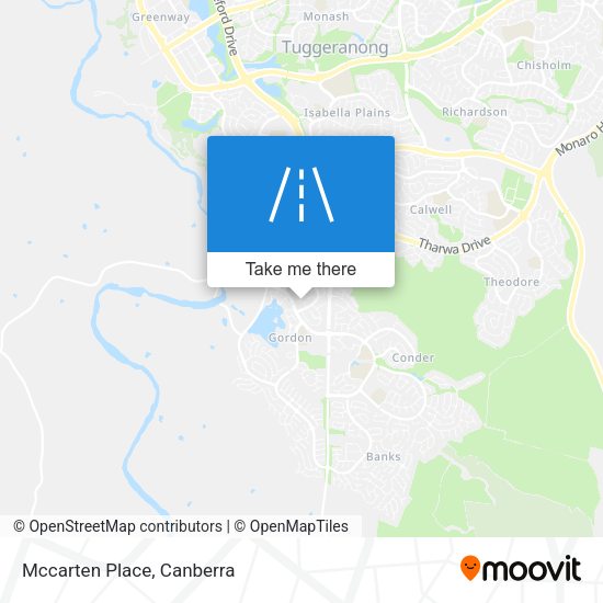 Mccarten Place map