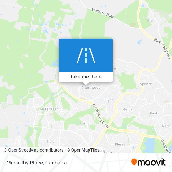 Mccarthy Place map