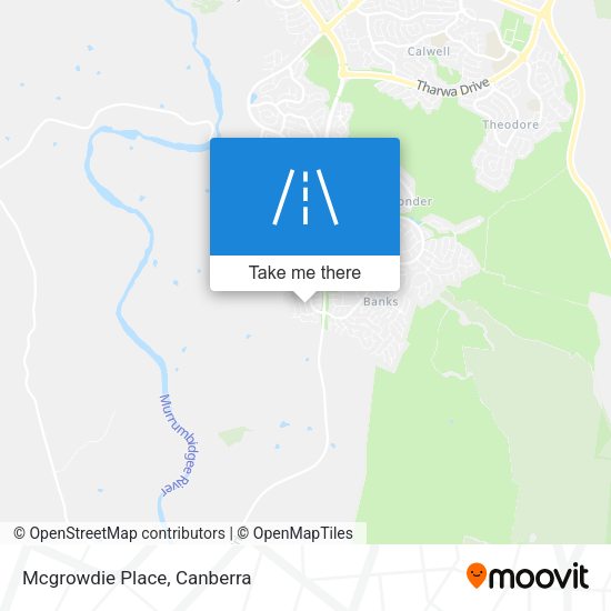 Mcgrowdie Place map