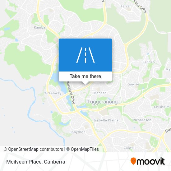 Mcilveen Place map