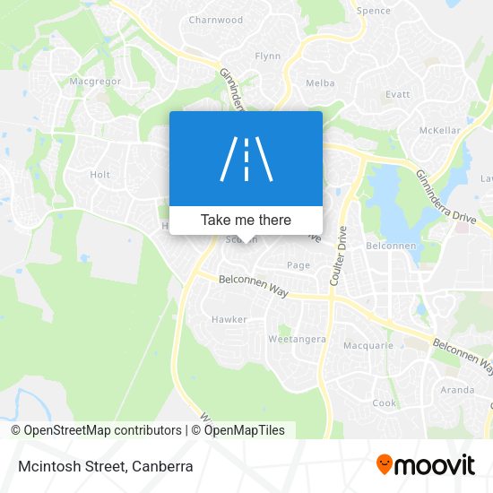 Mcintosh Street map
