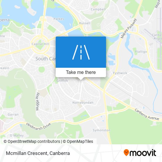 Mcmillan Crescent map