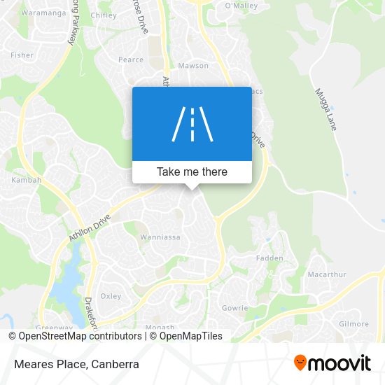 Meares Place map