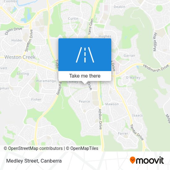 Medley Street map