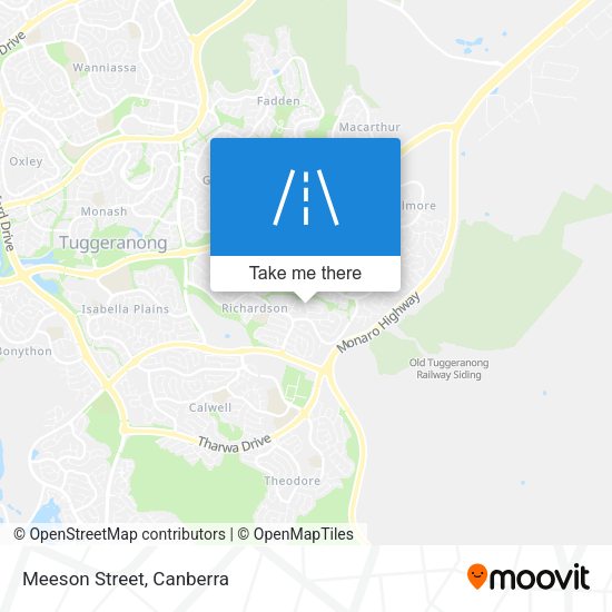 Meeson Street map