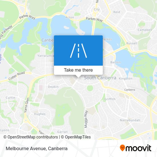 Melbourne Avenue map