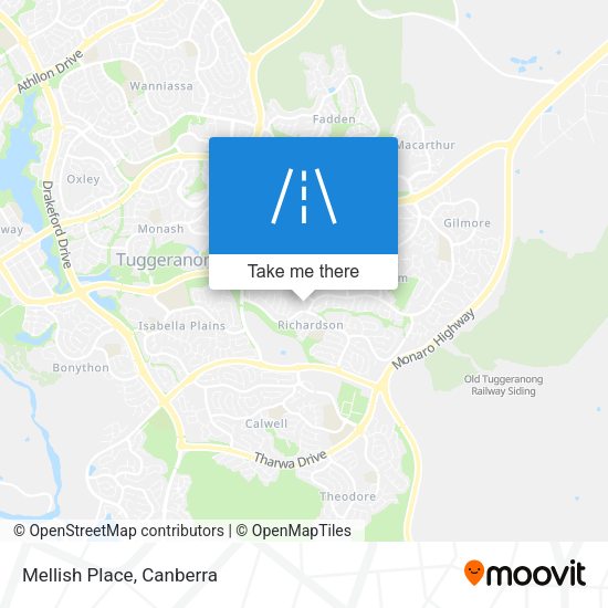 Mellish Place map