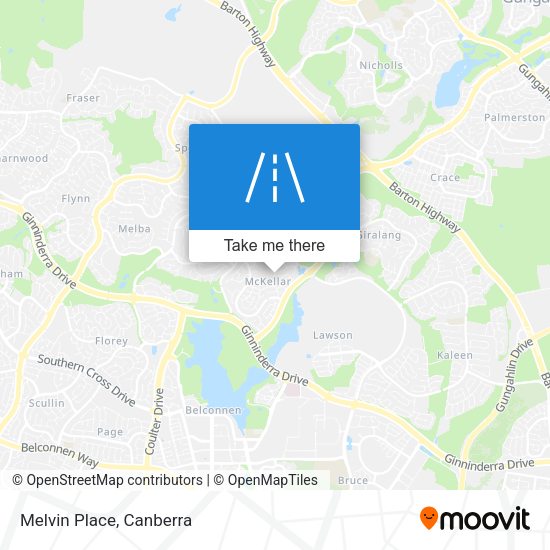Melvin Place map