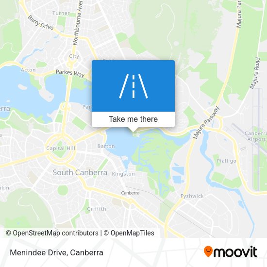 Menindee Drive map
