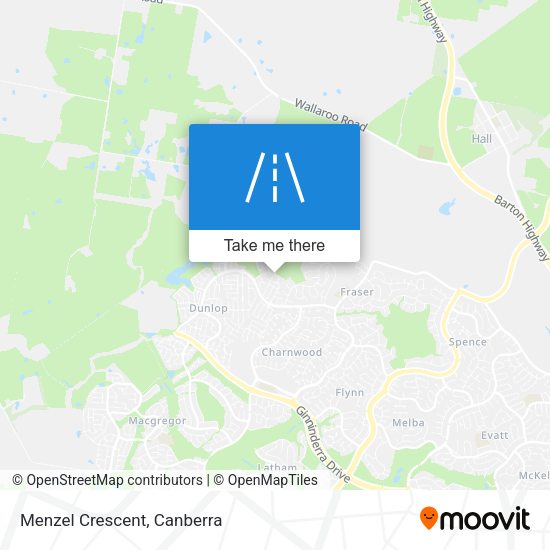 Menzel Crescent map