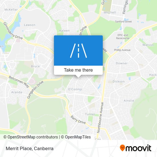 Merrit Place map