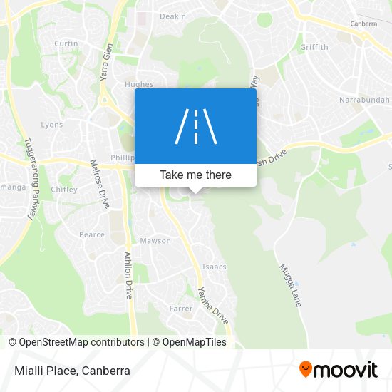 Mialli Place map