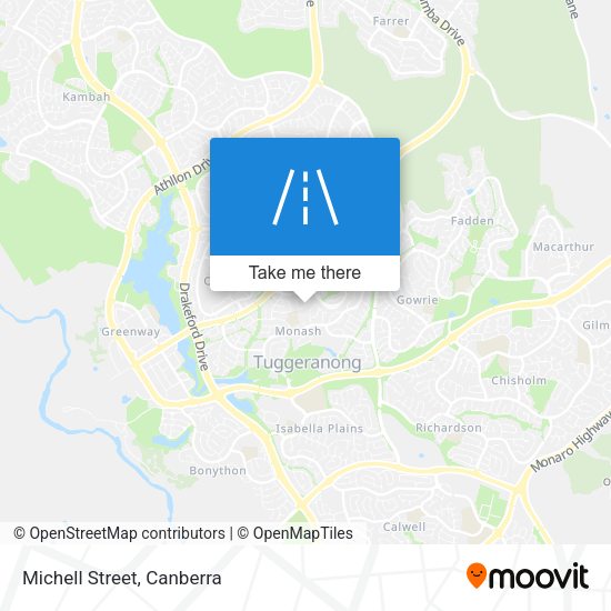Michell Street map