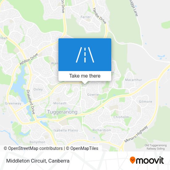 Middleton Circuit map