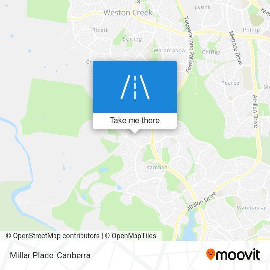 Millar Place map