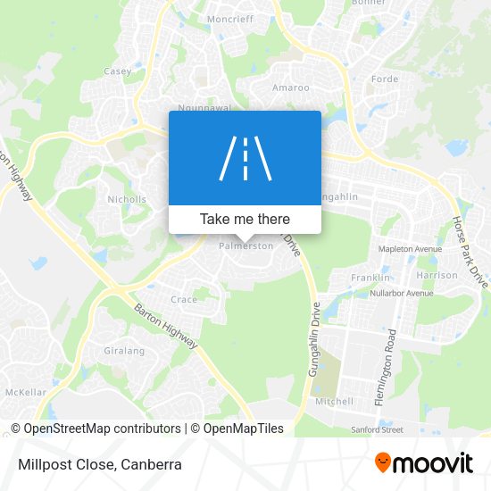 Millpost Close map