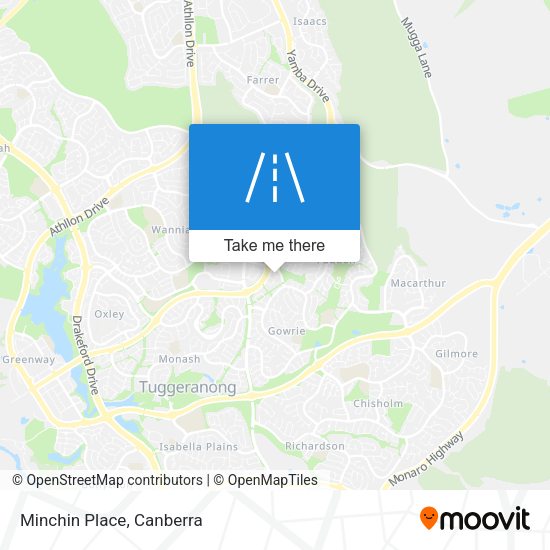 Minchin Place map