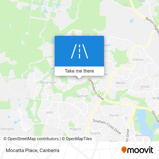 Mocatta Place map