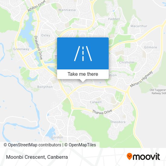 Moonbi Crescent map