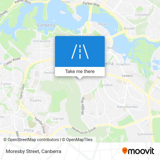 Moresby Street map
