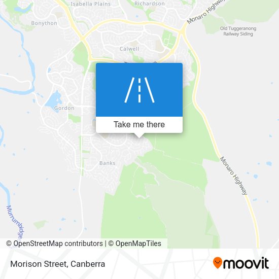 Morison Street map