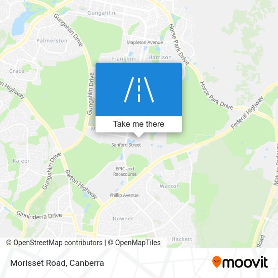 Morisset Road map