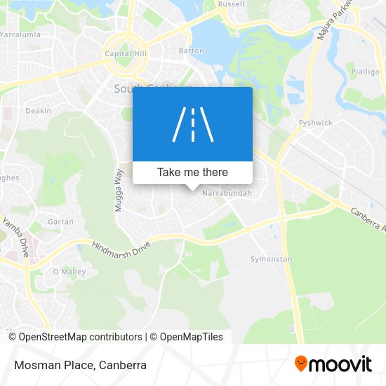 Mosman Place map