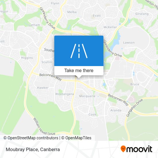 Moubray Place map