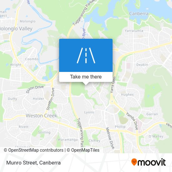 Munro Street map