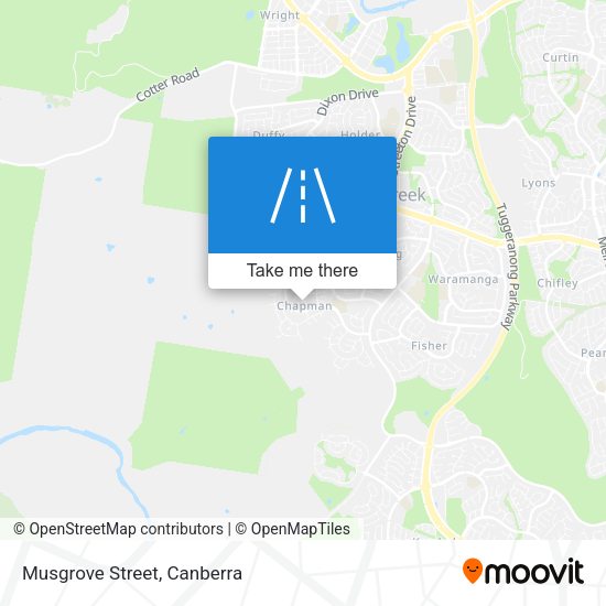 Musgrove Street map
