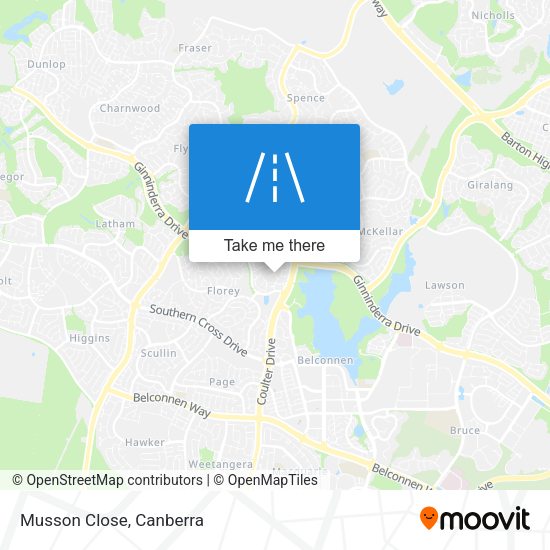 Musson Close map