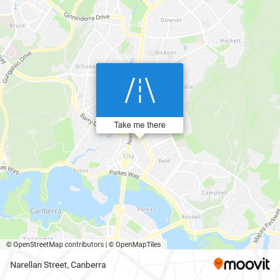 Mapa Narellan Street