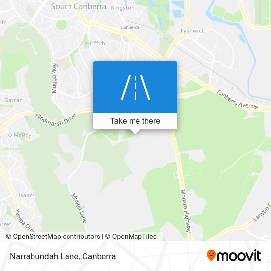Narrabundah Lane map