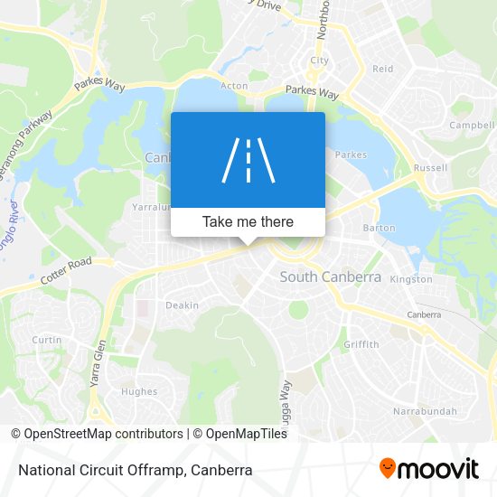 National Circuit Offramp map