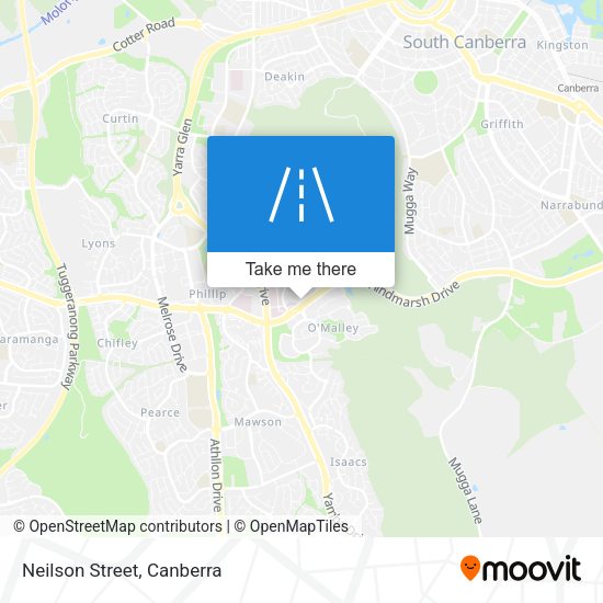 Neilson Street map